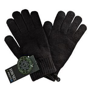Black Touch Screen Gloves Tech Antimicrobial Protx2 by Fownes
